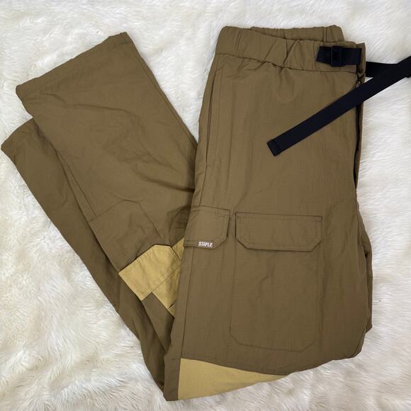 Staple Men's Tech Cargo Pants Khaki Size XL NWT